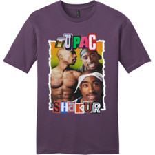 NEW Art Society THUG LIFE RANSOM Tee Shirt EGGPLANT SMALL-4XLARGE MADE IN USA