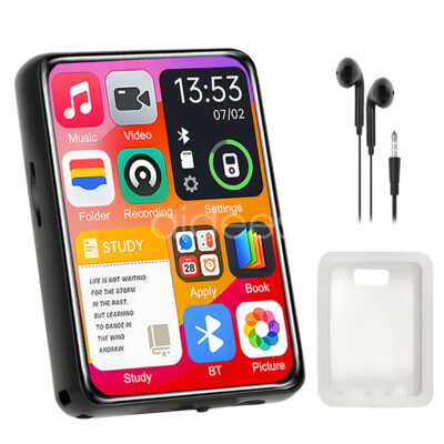 32GB Touch Screen Bluetooth MP3 Player HiFi Music Player with Speakers FM Radio~