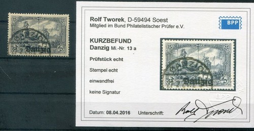 Gdansk 13th True Stamped BPP Befund (BA5491