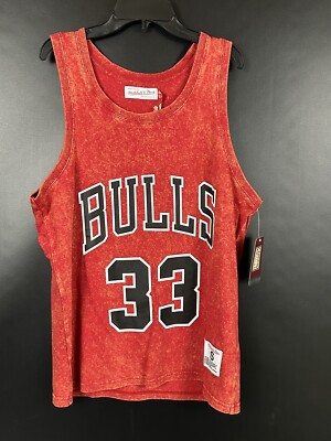 Men's SCOTTIE PIPPEN #33 Chicago Bulls Mitchell & Ness Acid Wash