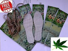 NEW. HAND MADE Organic HEMP CANNABIS Insole for You healthy life.