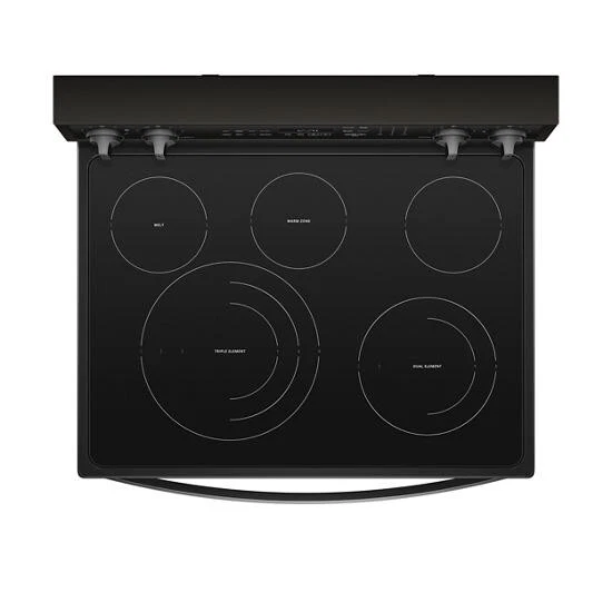 Whirlpool black 2024 stainless cooktop