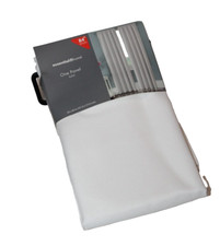 Essential Home One Solid White Panel 40"x84"