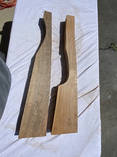 2 BEAUITFUL English Walnut 242 & 243 Kiln Dried Gunstock blank craft - Picture 3 of 16