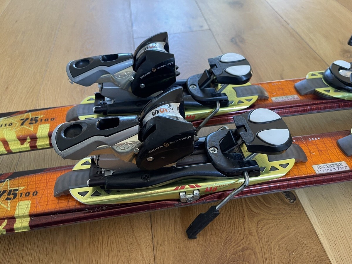 Salomon SCREAM 10 Xtra HOT skis skiis 175cm & Salomon s912