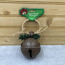 Christmas Jingle Bell Door Knob Hanger Holiday Bell Jungles When Shook NWT 