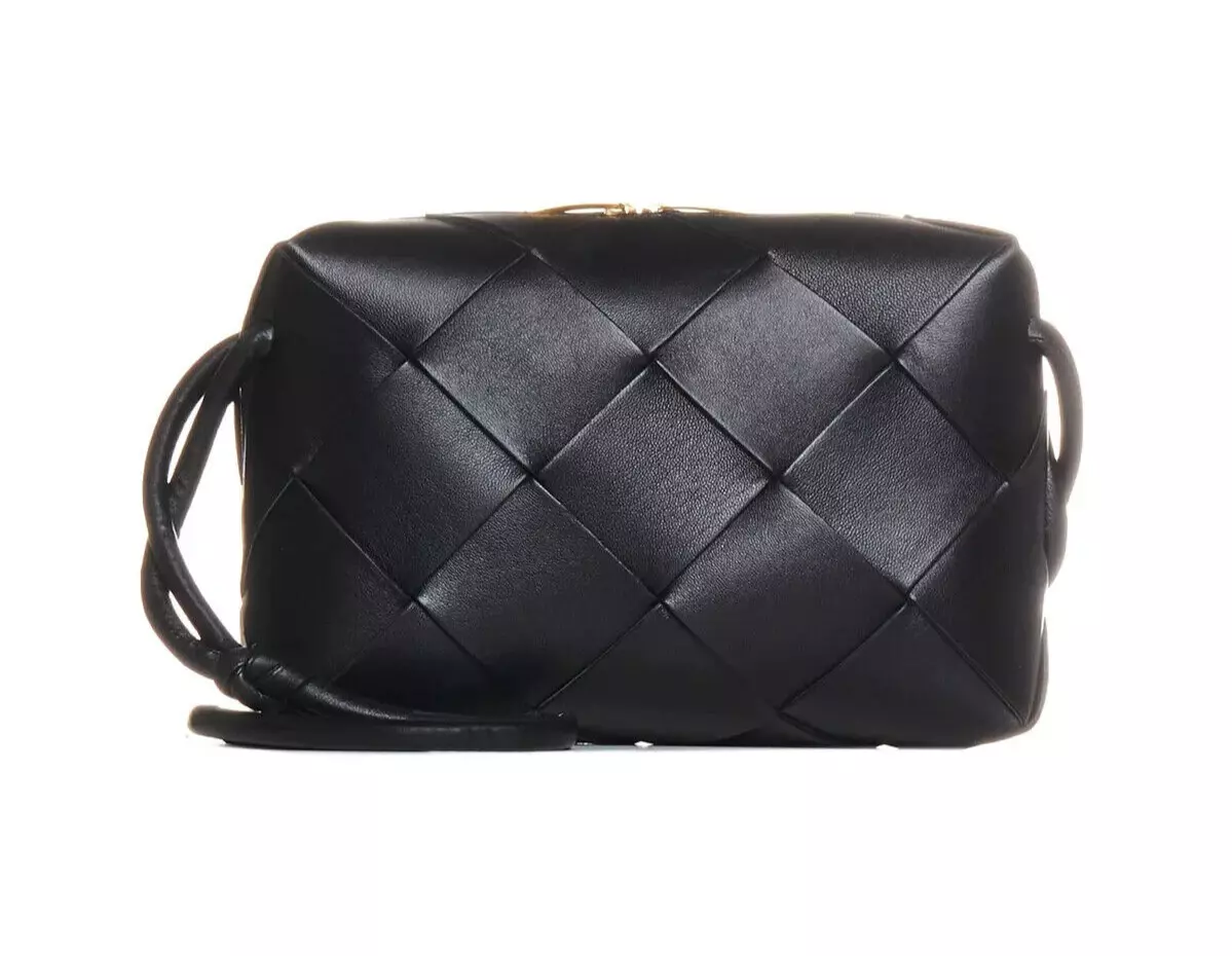 SMALL CASSETTE LEATHER CAMERA BAG for Women - Bottega Veneta