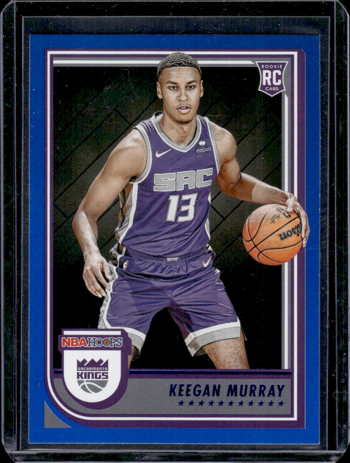 Keegan Murray Rookie 2022-23 Hoops Blue Parallel RC #234 - Sacramento Kings