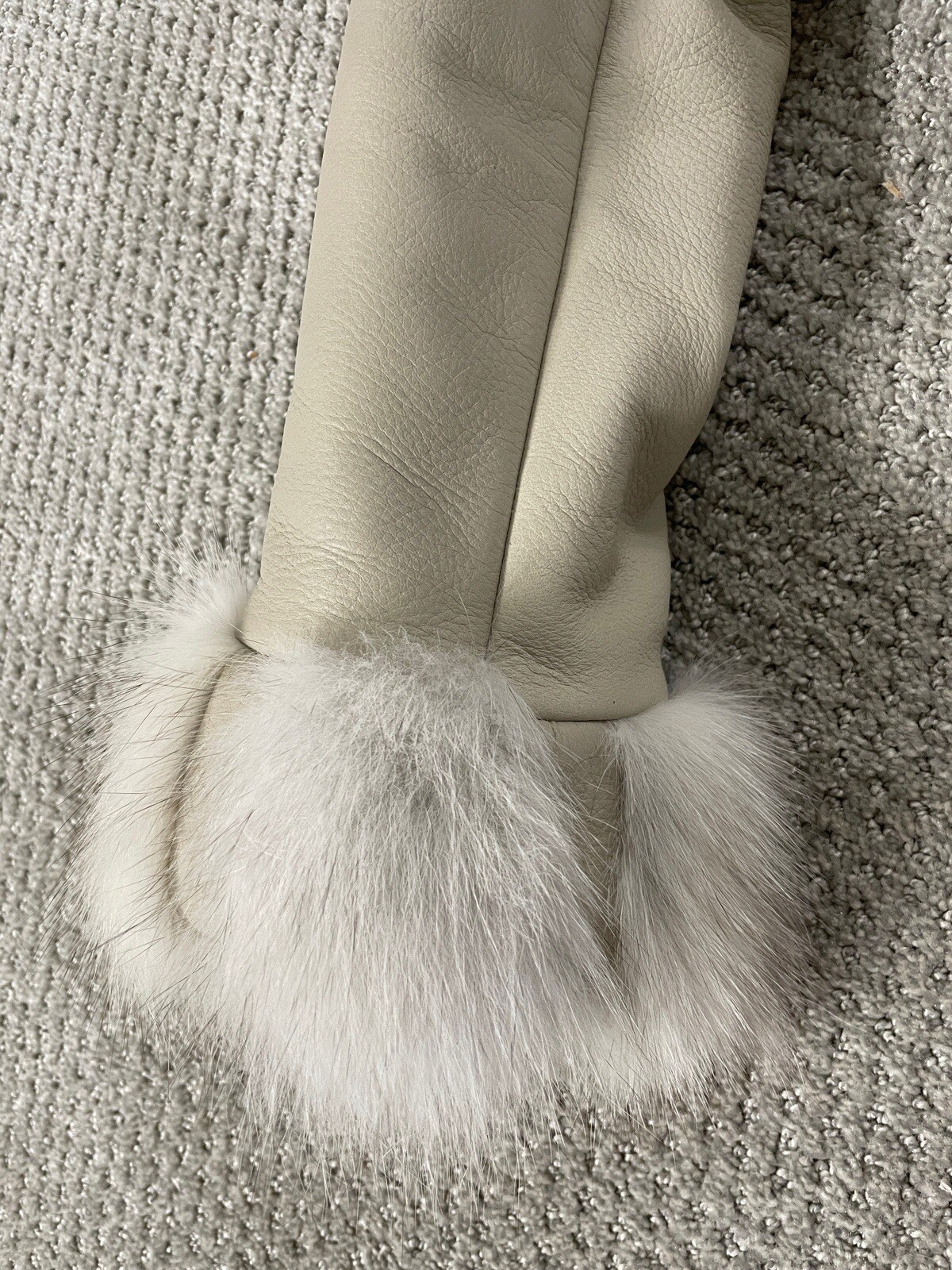 Women's Genuine Sheepskin Shearling Jacket US S/M Bust 46 image 5