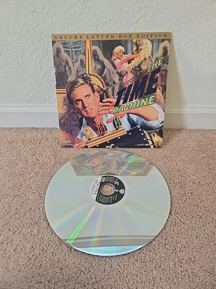 The Time Machine Baby Waterworld Lawnmower Man SciFi Movie LaserDisc Lot 4 - Image 2 of 4