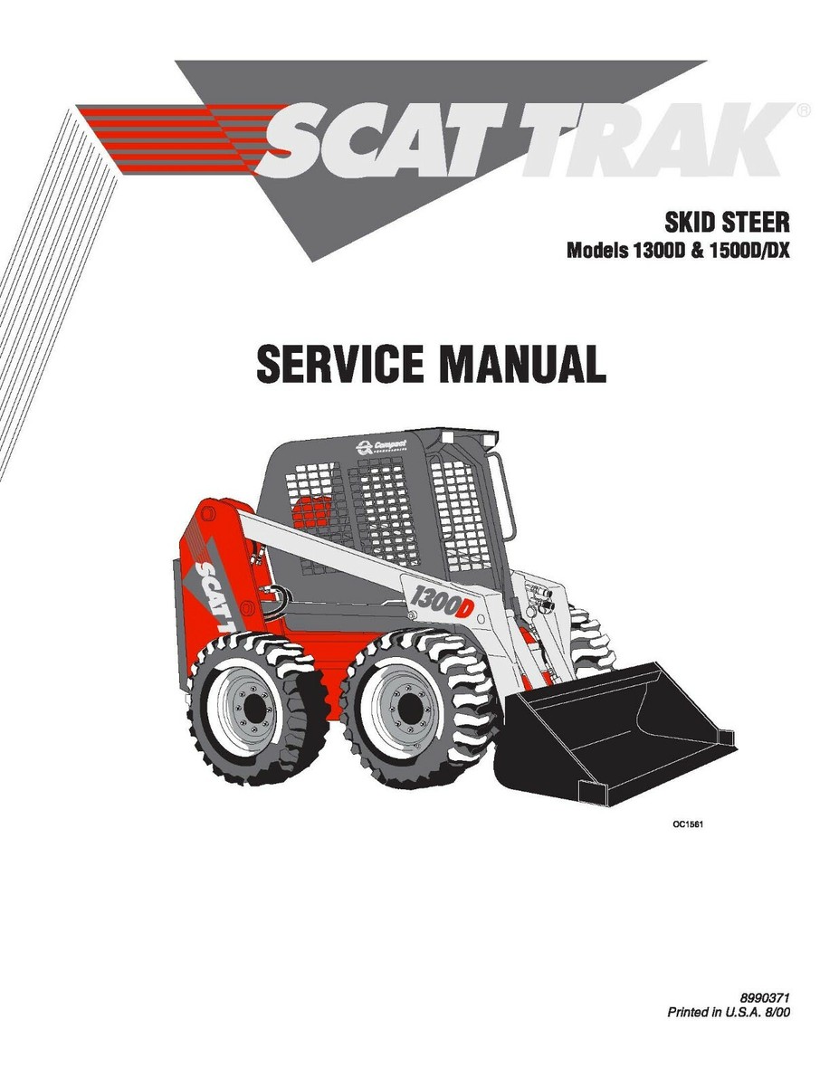 Scat Trak 1300D Skid Steer Loader
