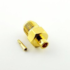 1pcs SMA Female Jack Solder For Semi-rigid RG405 0.086" Cable RF Connector