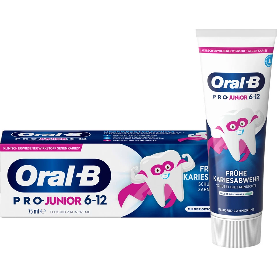 ZAHNPFLEGE-MUNDHYGIENE Oral-B Pro Junior Zahncreme 6-12Jahre