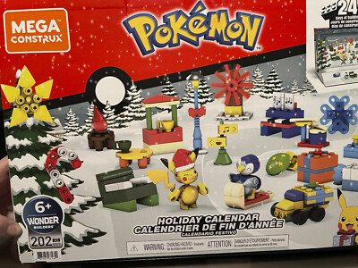 Mega Construx Pokemon Adventskalender US Sammelfiguren kompatibel mit Lego