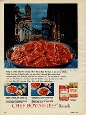 1959 Chef BOY-AR-DEE Ravioli ad Marino's famous Festival of Grapes