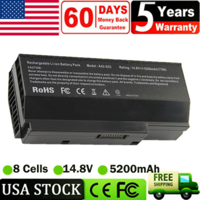 Batteria sostituisce Asus A42-G73 G73-52 4400mAh 14,8V