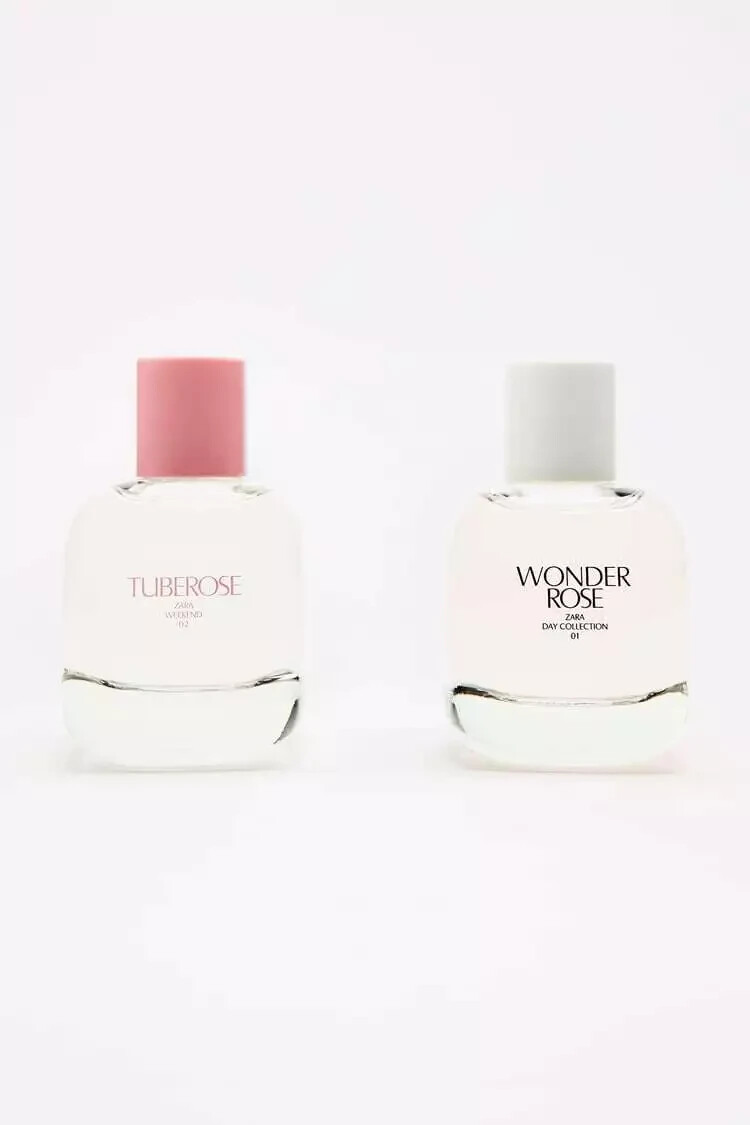 ZARA TUBEROSE WONDER ROSE EAU DE TOILETTE 2X90ML OZ UK