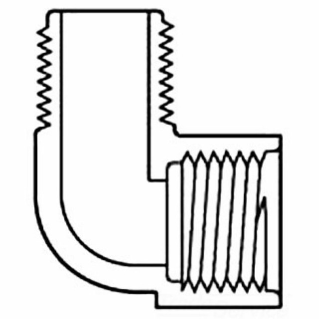 PVCLS114TT 1 1 4 SCH 40 PVC 90 DEG STREET ELBOW THREADED EBay