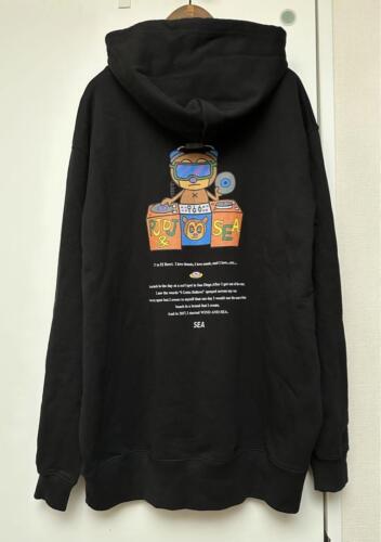 WIND AND SEA Parappa Rapper Collaboration Hoodie Black L(US M) Japan Used - Picture 1 of 8