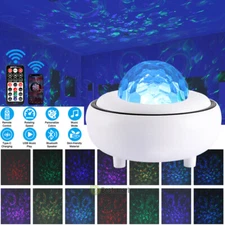 Aurora Light Projector, Galaxy Northern LED Light Speaker, with Remote Control
