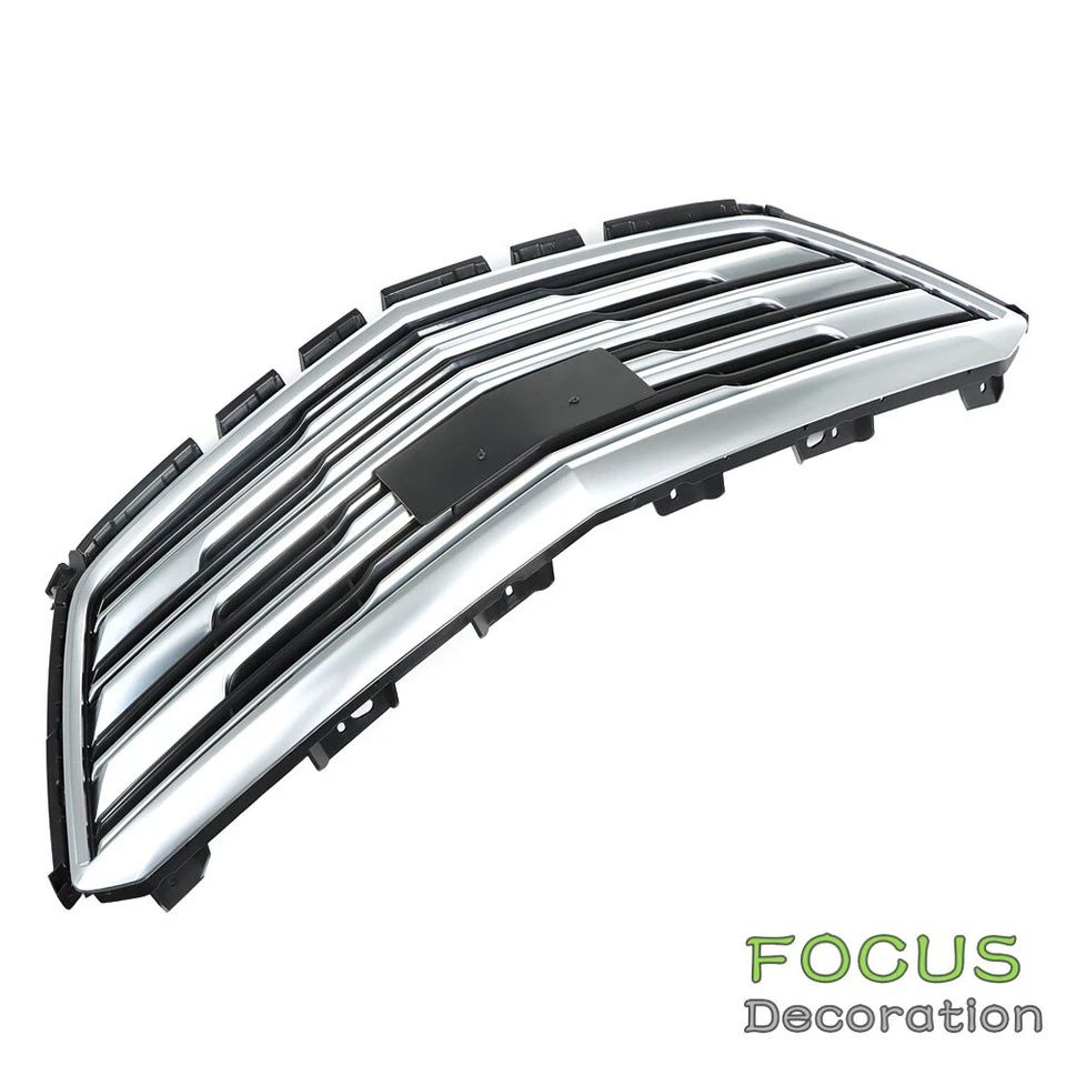 Parrilla superior del parachoques delantero apta para Cadillac XT5 2016 2017 2018 2019 2020 Foto 3 de 4