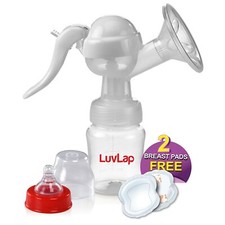 LuvLap Manual Breast Pump, 3 Level Suction Adjustment