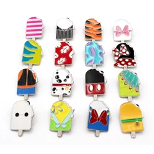 Walt Disney World Ice Cream Bar Popsicle Complete Pin Set-includes all 16 pins.