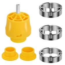 6pcs Round PVC Thread Maker Tool Pipe Threader Plumbing Tool for Electric Drill