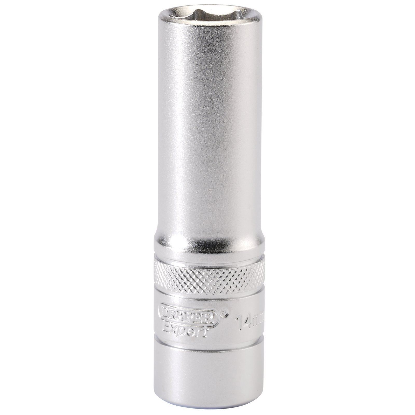 Draper Expert Quality Chrome 1/2"" Square Drive 6 Point Metric Deep Socket - 14mm