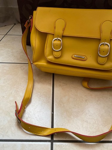 Borsa Cartella con tracolla CARPISA simil pelle Gialla | eBay