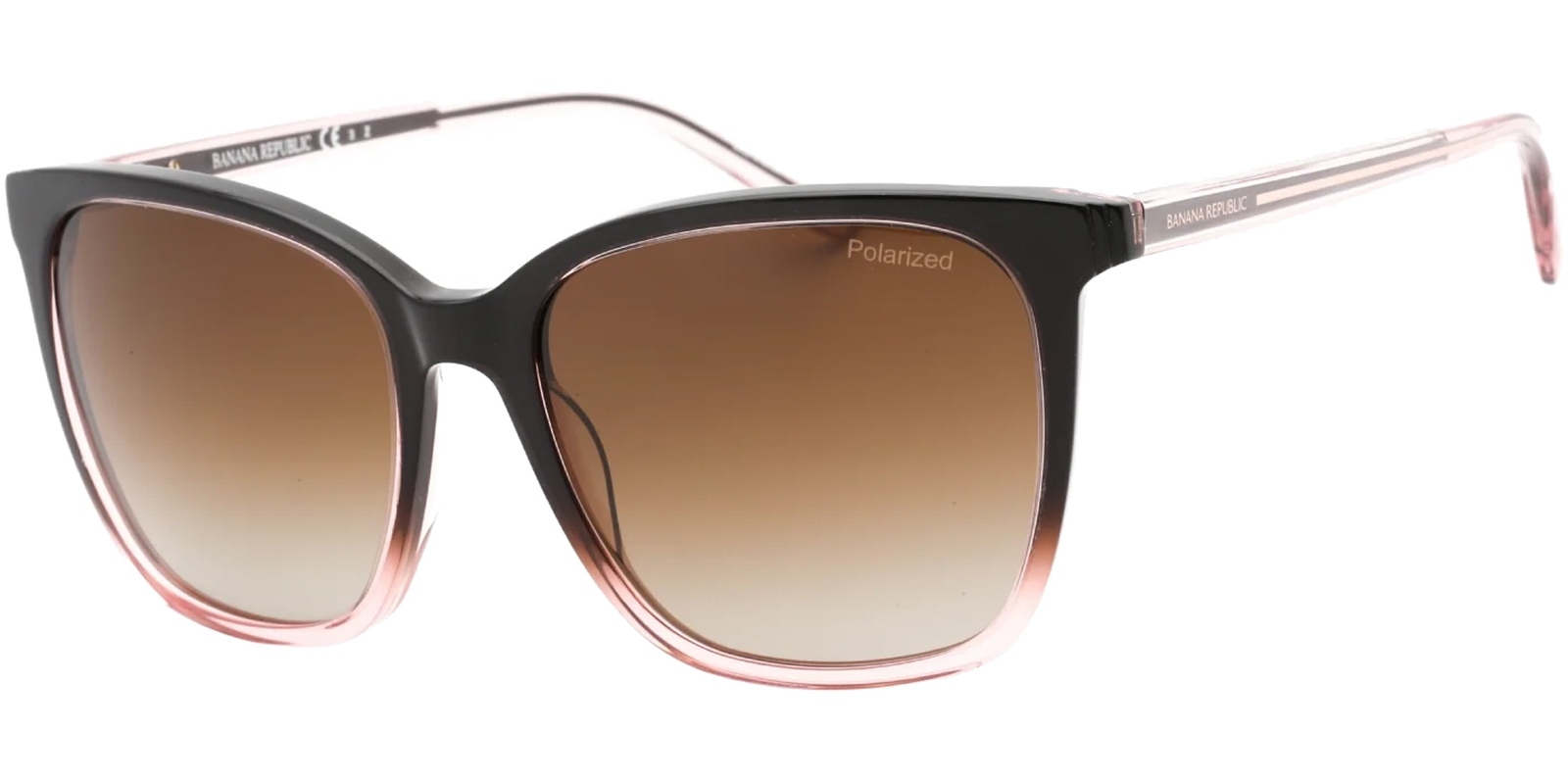 Женские квадратные солнцезащитные очки Banana Republic с поляризацией и градиентными линзами - BR2003S
