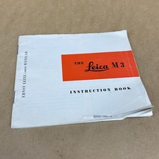 Leica M3 Instruction Manual/Booklet - VINTAGE