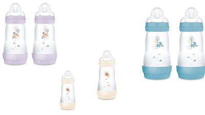 Mam Anti Colic Flaschen Babyflaschen 2 er SET  260 ml die NEUE Kolektion 