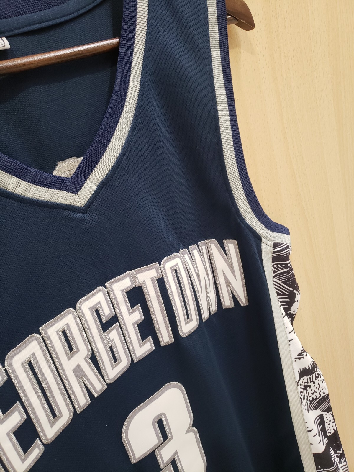 Retro AI 'The Answer' Iverson #3 Basketball Jersey Blue Sewn S-2XL