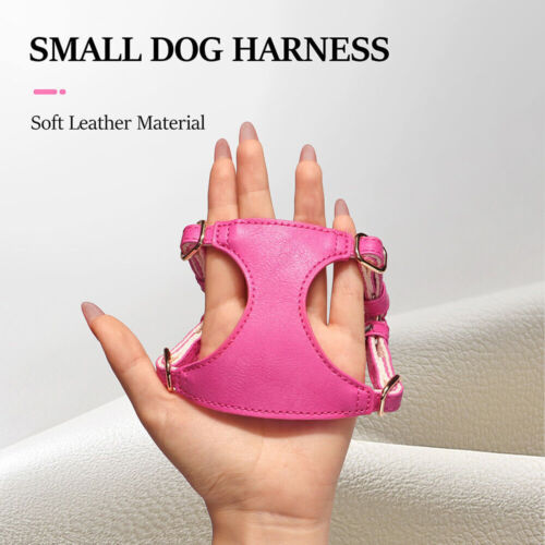 Job Lot Leatherette Dog Harnesses Lead Set for Small Dogs 61 pieces - Picture 12 of 21