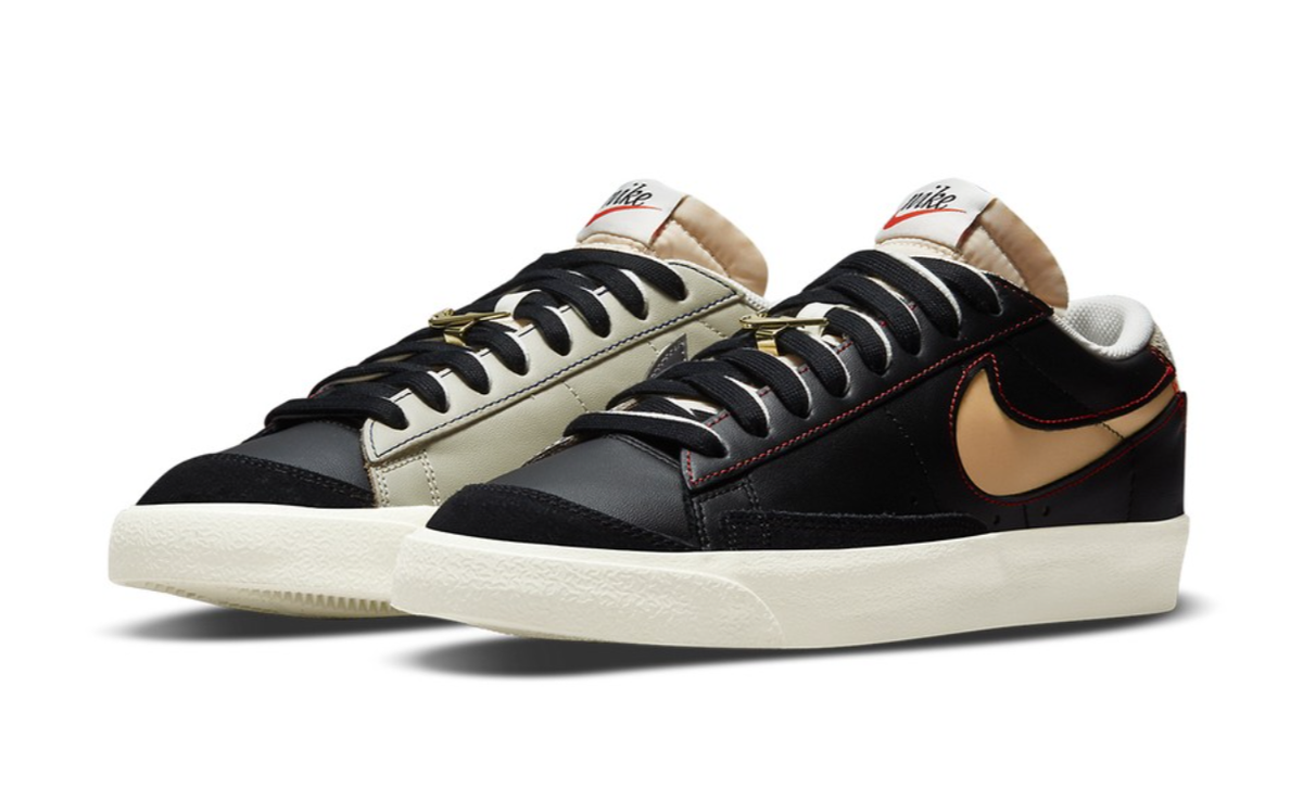 Nike Blazer Low '77 Classic PRM Black Sneakers Men's (Sizes: 14-15