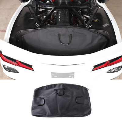 Black Removable Roof Panel Storage Bag Organizer  Fit For Corvette C8 2020-2023