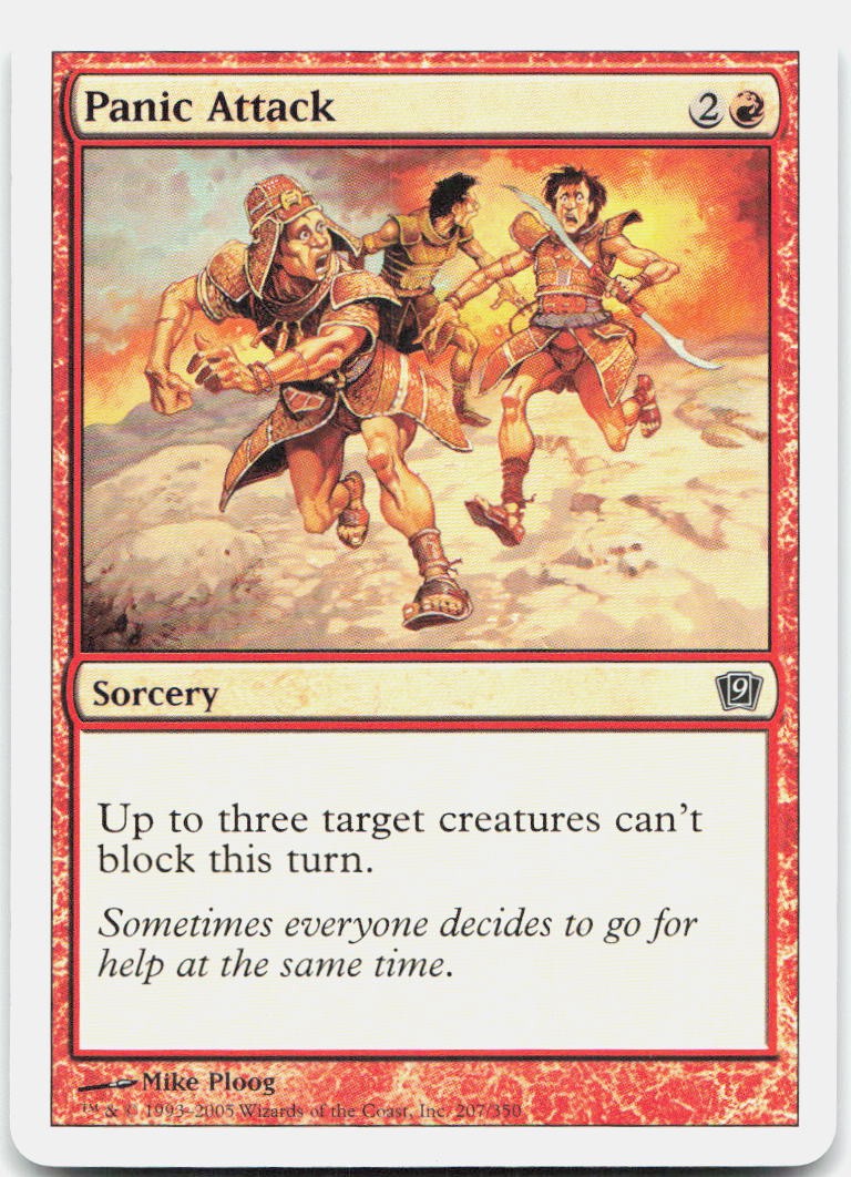 Panic Attack 209 Common 8th Edition Magic: The Gathering Lightly Played