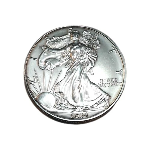 2004 $1 American Silver Eagle, US Mint, 1oz .999 Fine Silver