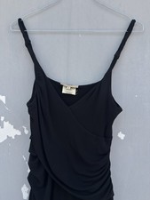 Fuzzi black evening gown dress jean paul gaultier Italy