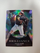 2022 Panini Prizm Draft Picks - Brilliance Gavin Cross #BR-GC Silver Prizm (RC)