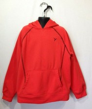 Old Navy Active Hoodie Boys Medium 8 Orange Long Sleeve Hooded Sweatshirt