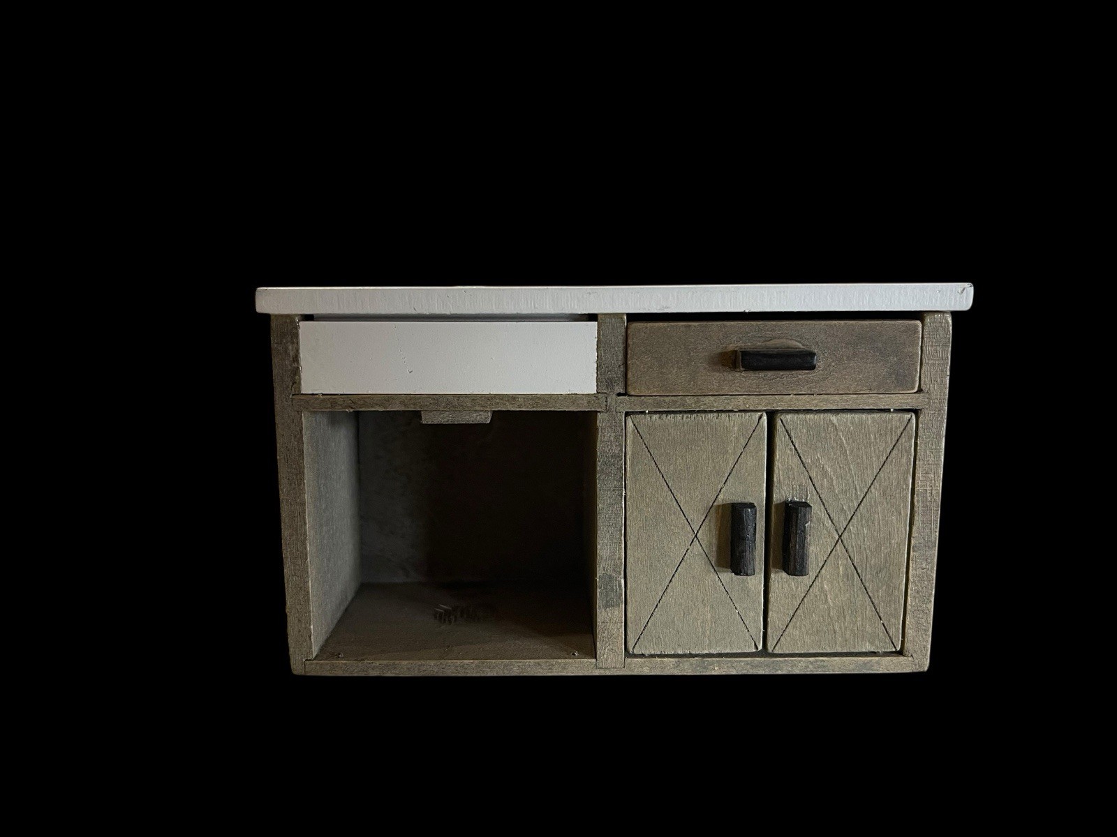 Mayberry Street Miniatures Dollhouse Kitchen Sink And Fridge Set 1:12 Scale