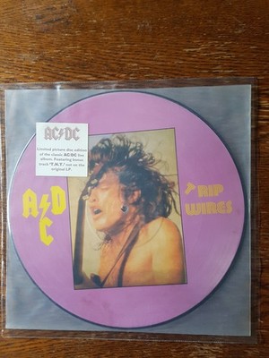 picture-disc ac/dc live trip wires limited edition