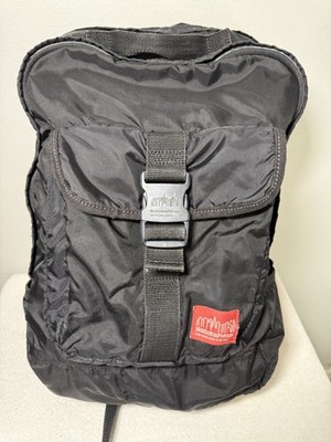 Manhattan Portage Cordura Lite Stuyvesant Backpack Black Lightweight Nylon