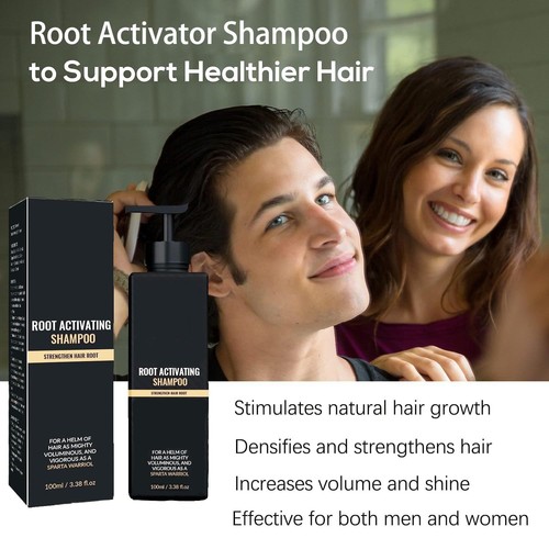 5X Shampoo Spartano, Shampoo Attivatore Radice di Spartano, Shampoo Ricremento Capelli Naturali - Foto 9 di 17