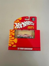 Hot Wheels 100 57 Ford Ranchero 40th Anniversary Red Box Edition G8