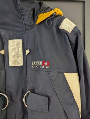 Aigle Ocean 1853 Offshore Segeljacke Hose & Weste Navy Extra Large Herren