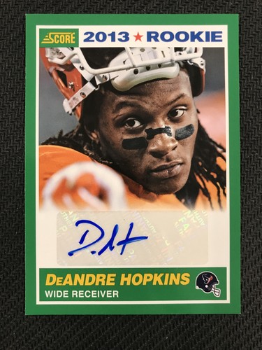 DeAndre Hopkins [Autograph] #356 2013 Panini Score card