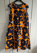 Uniqlo Marimekko Limited Ed Geometric Design Sleeveless A Line Midi Dress